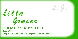 lilla graser business card